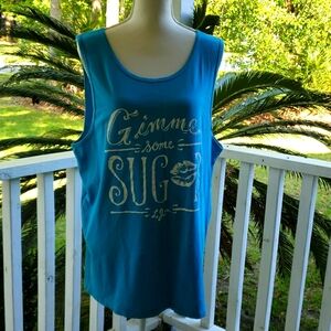 Lauren James Southern Comfort Gimme Some Shuga Tank Top Perfect For Water Events